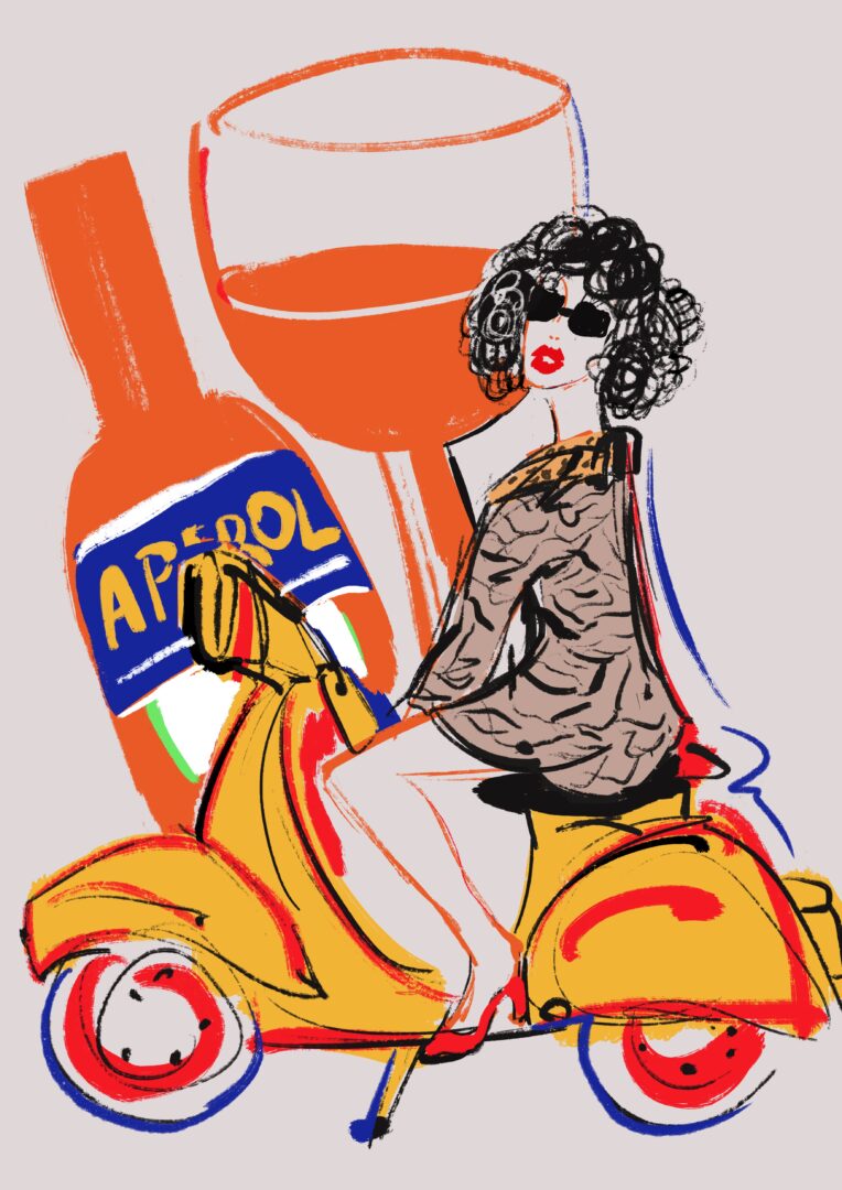 Grafika Aperol Ride, 2021 Aperol Ride