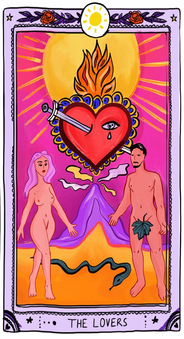 Grafika The lovers, 2022 The Lovers