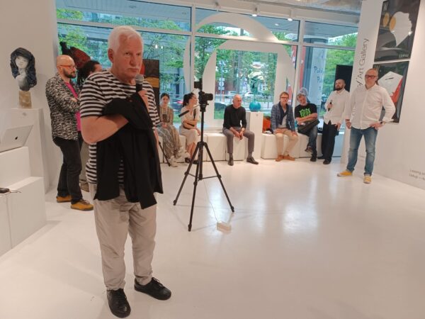 Obrona doktoratu Stanisława Gajewskiego / ASP w Station of Art Gallery 20220607 144219