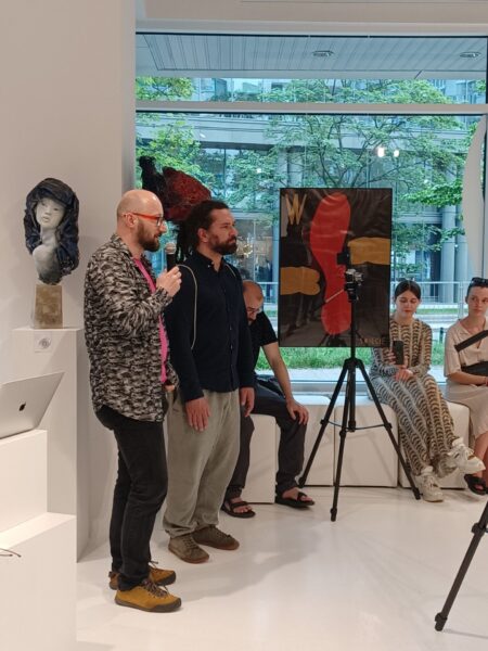 Obrona doktoratu Stanisława Gajewskiego / ASP w Station of Art Gallery 20220607 144327