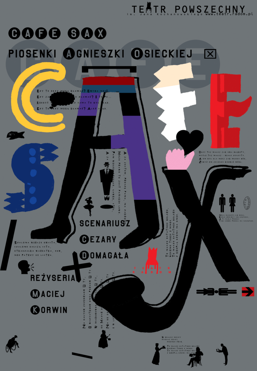 Plakat Cafe Sax, 2012 Cafe Sax 2012
