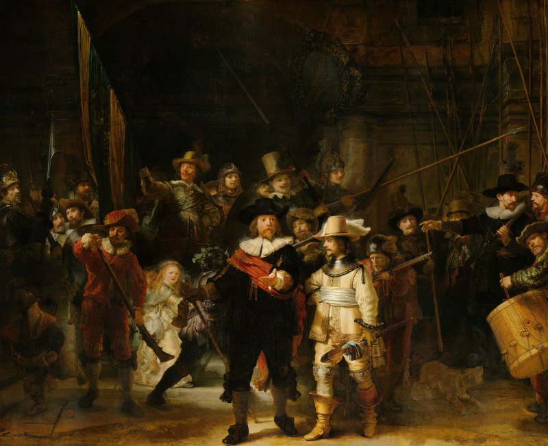 5 najsłynniejszych obrazów na świecie La Ronda De Noche Por Rembrandt Van Rijn  dzieła sztuki