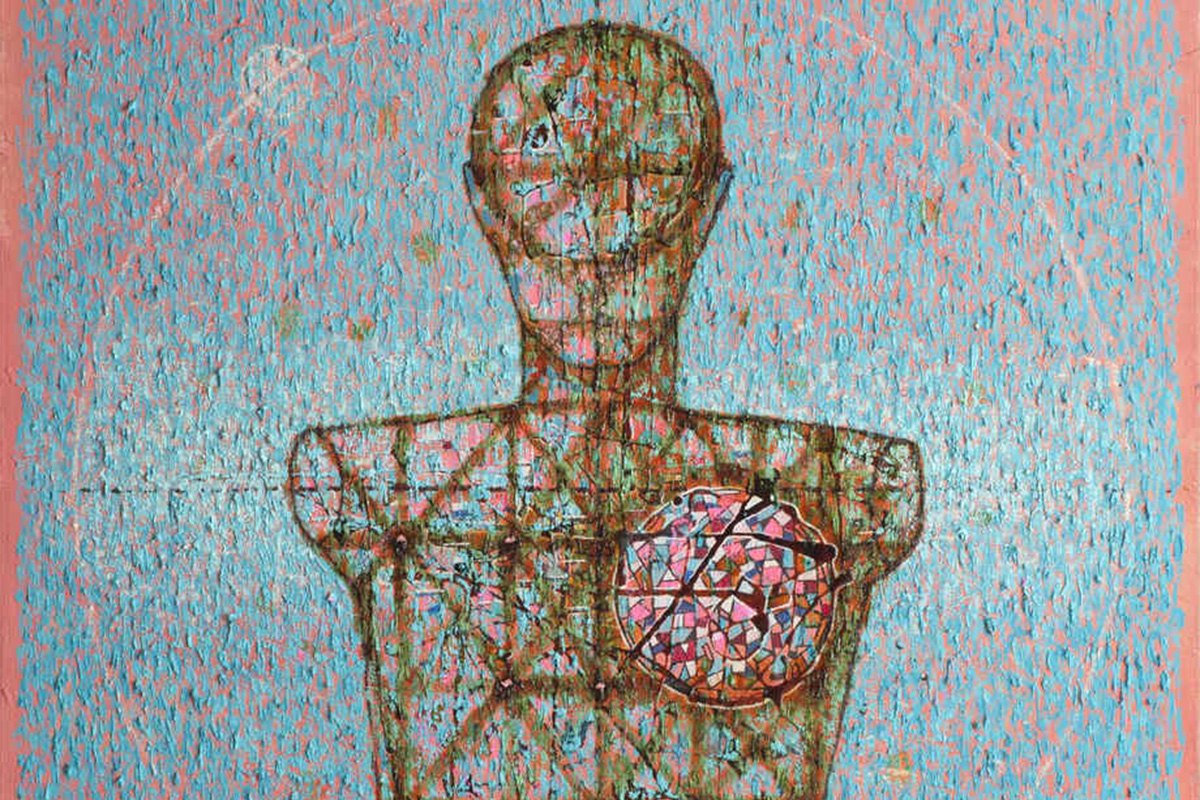 Interferencje. Wystawa Grzegorza Klimka i Piotra Butkiewicza Posag Manekina 140x100 2022 Easy Resize Com  wystawa warszawa 2023