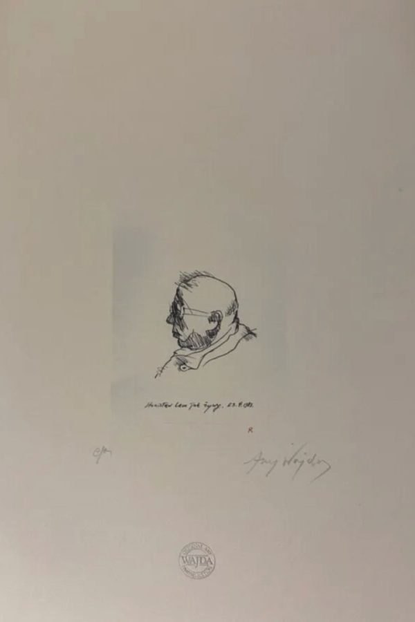 rysunki i printy polskiego reżysera andrzeja wajdy andrzej wajda stanislaw lem