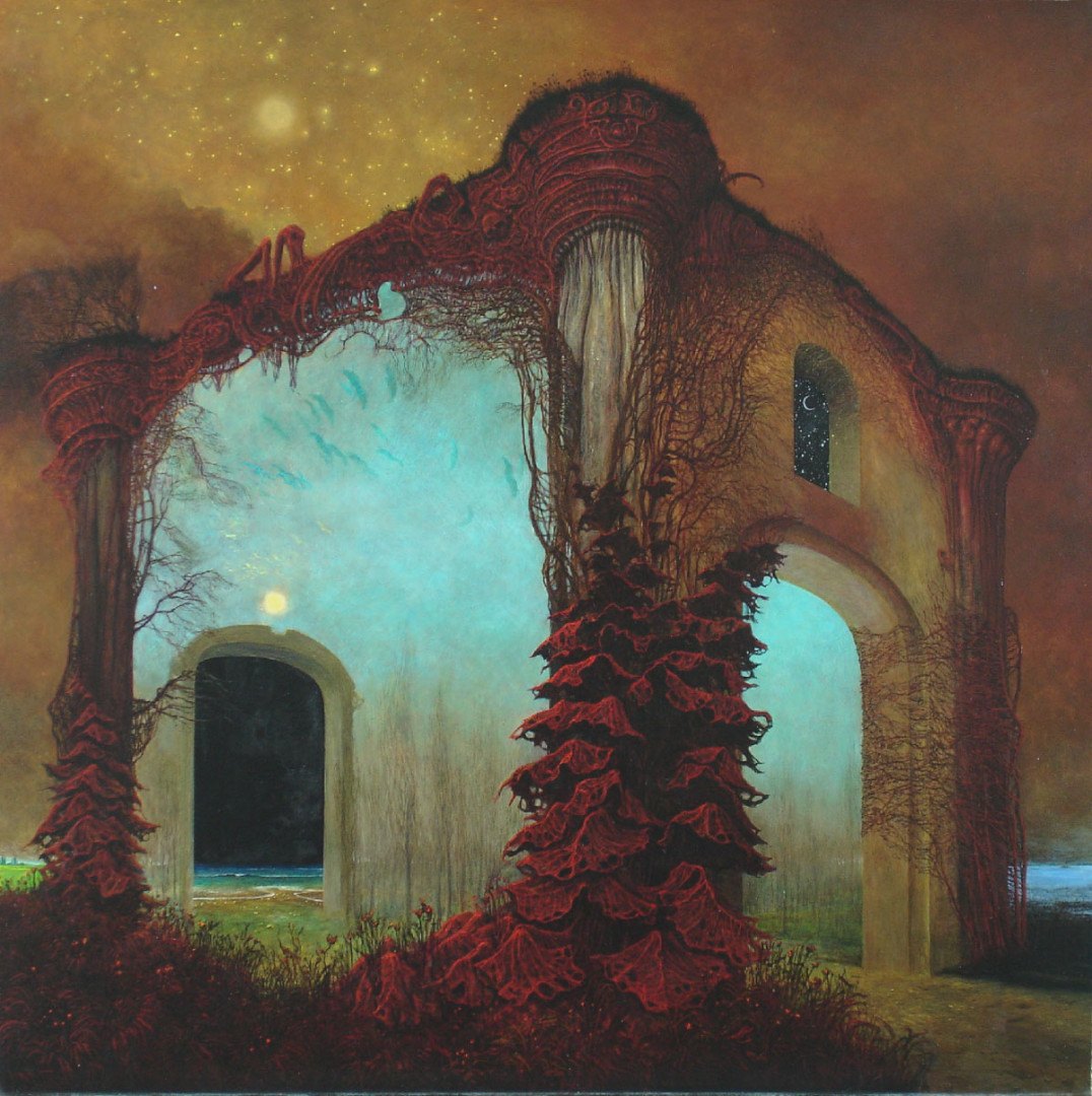 59 Słynnych Obrazów Polskich Malarzy Aa78 By Zdzislaw Beksinski 1978  slynne obrazy olejne