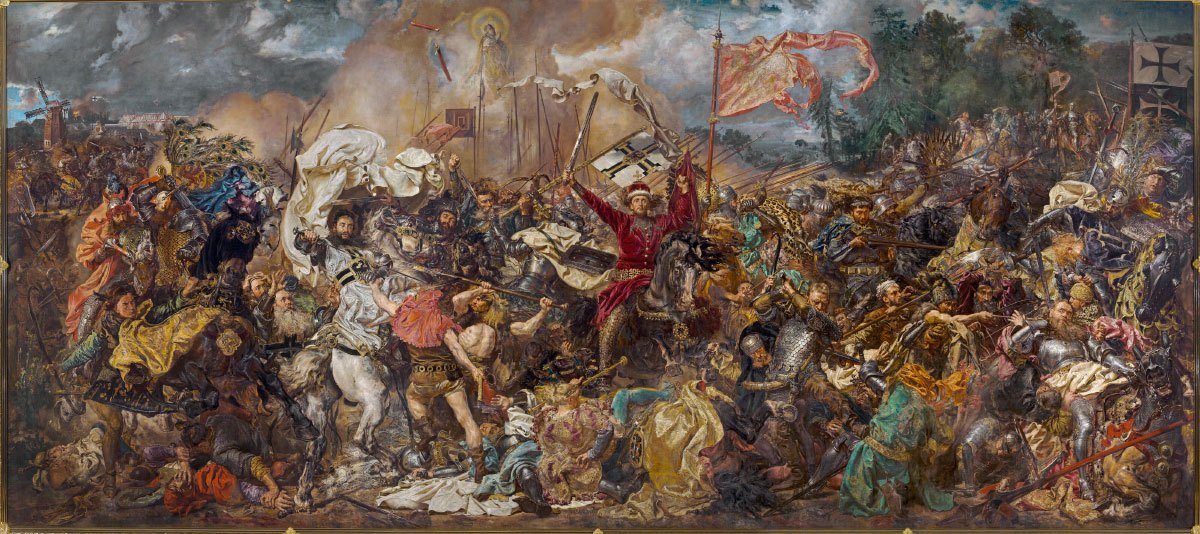 59 Słynnych Obrazów Polskich Malarzy Bitwa Pod Grunwaldem 1878 Jan Matejko Muzeum Narodowe W Warszawie  slynne obrazy olejne