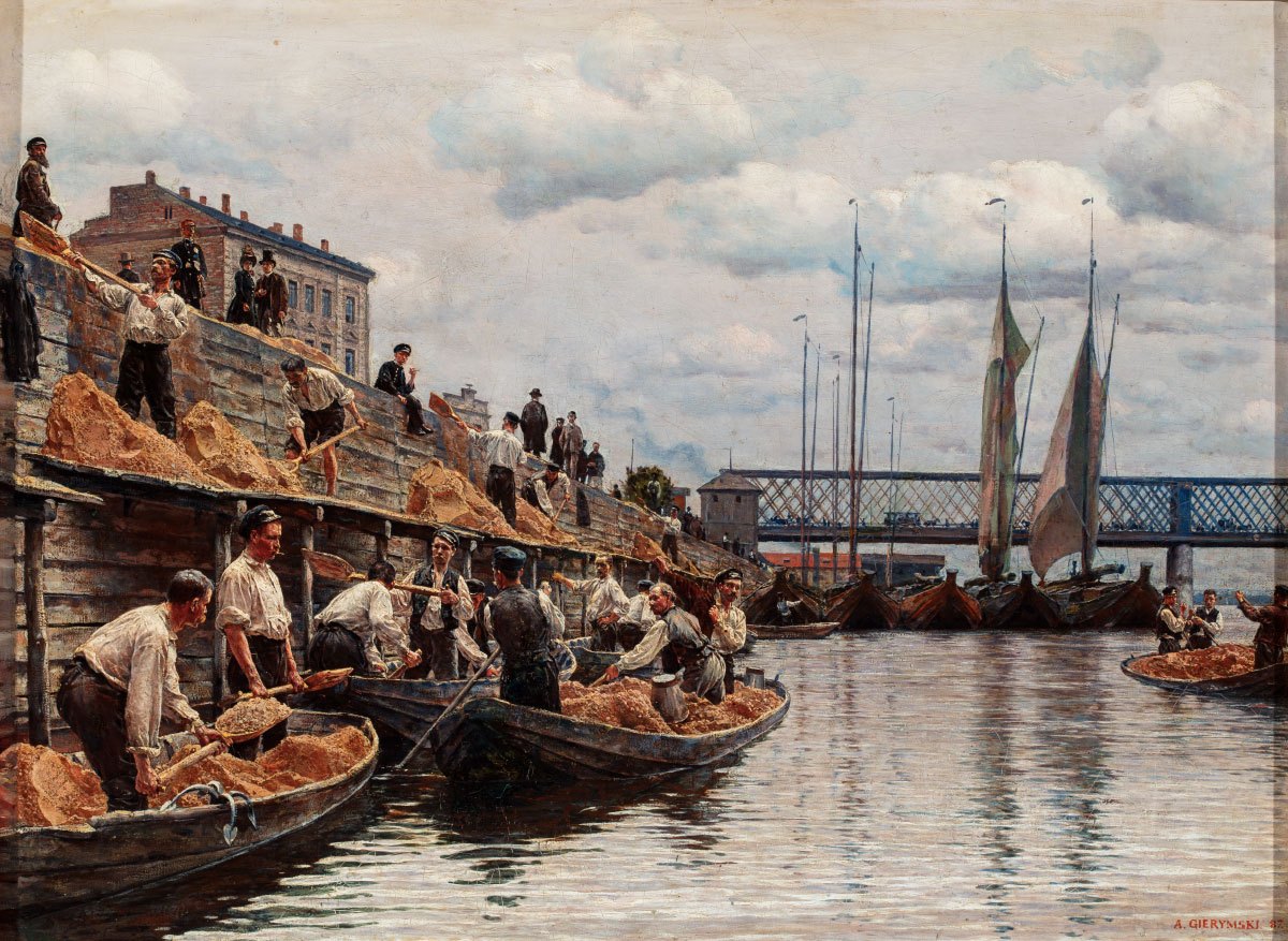 59 Słynnych Obrazów Polskich Malarzy Piaskarze 1887 Aleksander Gierymski  slynne obrazy olejne