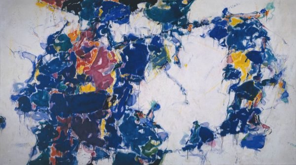 19 Rodzajów Sztuki Abstrakcyjnej: Charakterystyka i Artyści Sam Francis Wokół Bluesa  abstrakcyjna sztuka cechy