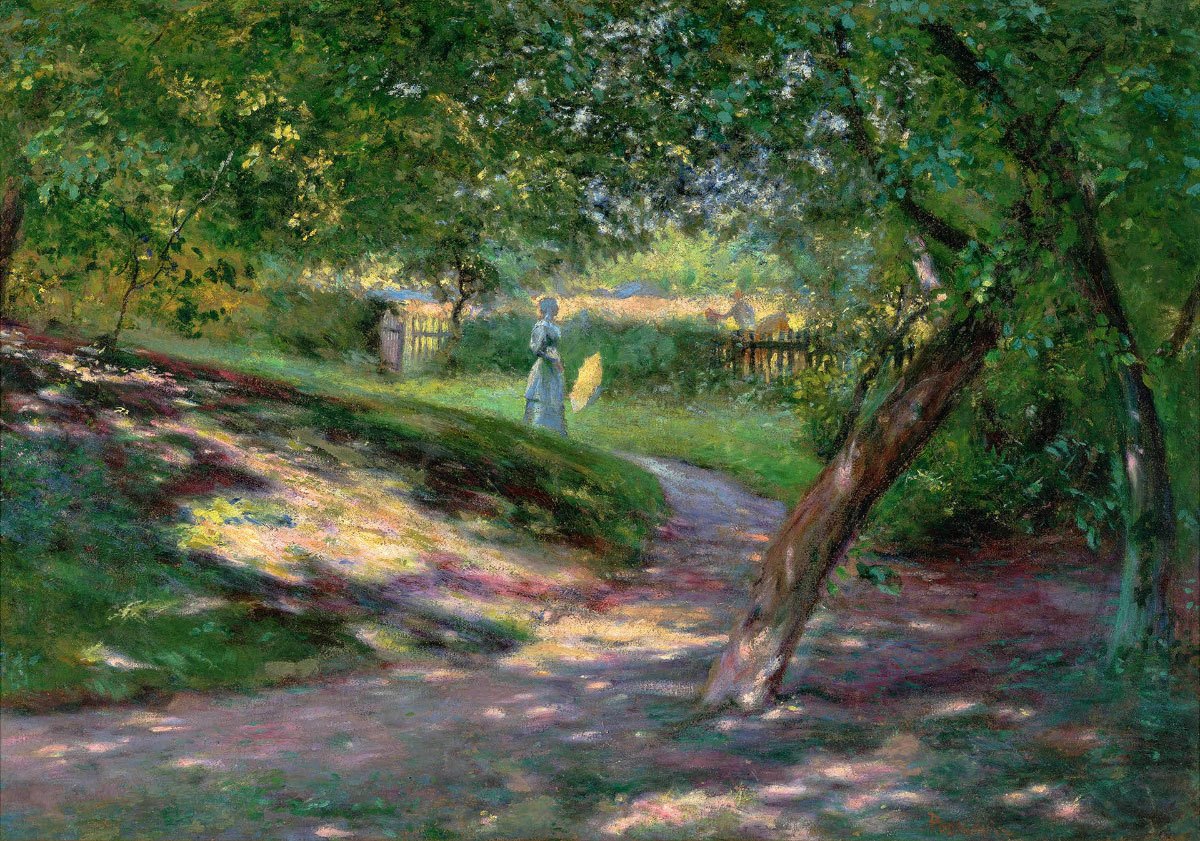 59 Słynnych Obrazów Polskich Malarzy W Ogrodzie 1892 Władysław Podkowiński  slynne obrazy olejne