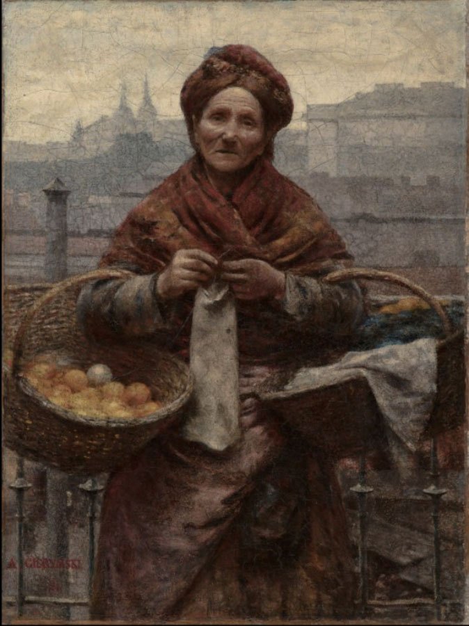 59 Słynnych Obrazów Polskich Malarzy Żydówka Z Cytrynami 1881 Aleksander Gierymski  slynne obrazy olejne