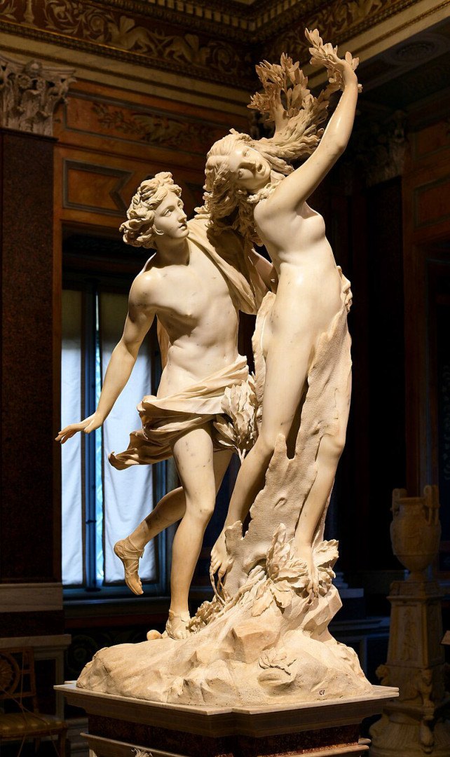 34 najsłynniejsze rzeźby wszech czasów 17 Apollo And Daphne  najsłynniejsze rzeźby
