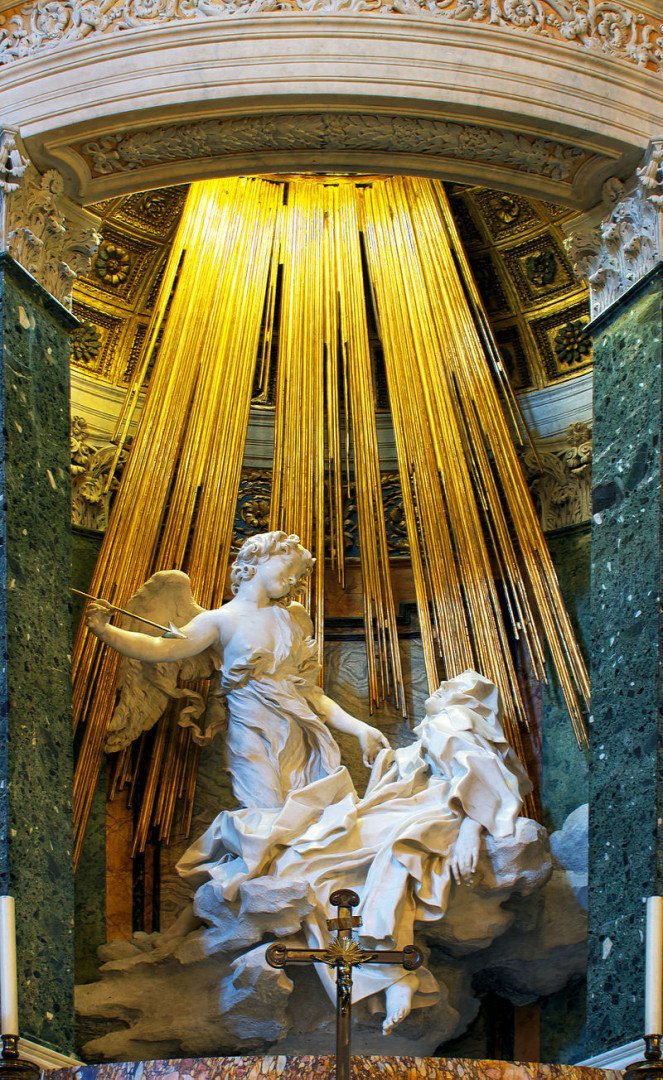 34 najsłynniejsze rzeźby wszech czasów 24 Ecstasy Of Saint Teresa  najsłynniejsze rzeźby