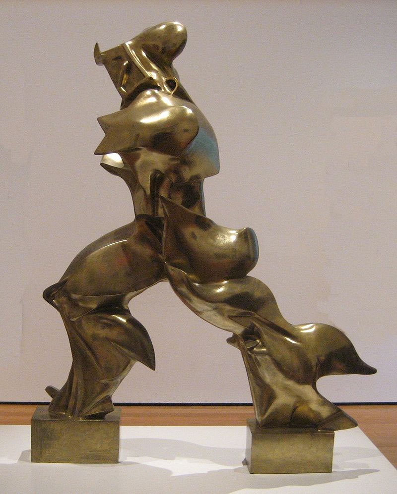 34 najsłynniejsze rzeźby wszech czasów 27 Unique Forms Of Continuity In Space 1913 Bronze By Umberto Boccioni  najsłynniejsze rzeźby