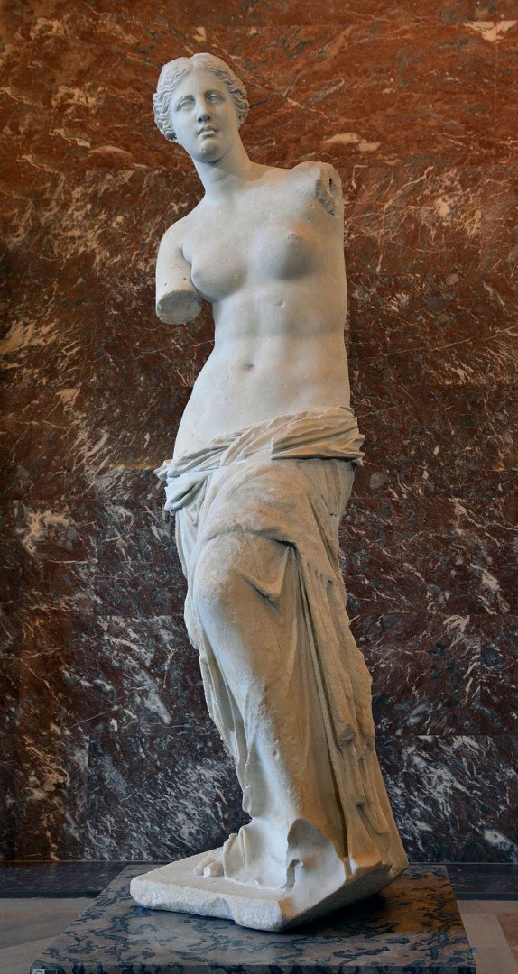 34 najsłynniejsze rzeźby wszech czasów 3 Venus De Milo  najsłynniejsze rzeźby