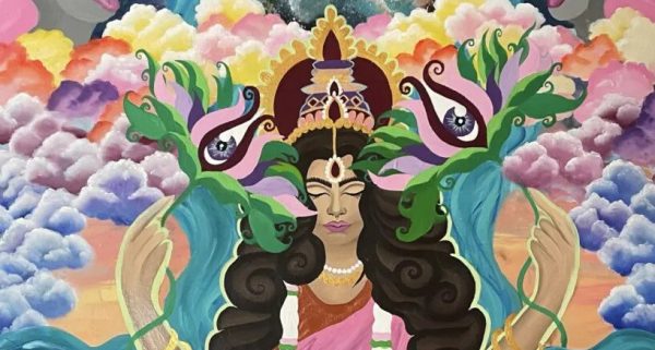 Ariadna Masłowska Ariadna Masłowska Lakshmi 100x130cm  kolorowy obraz