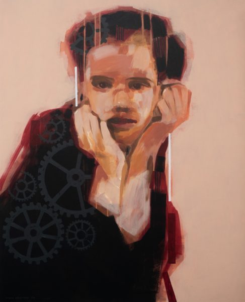 SoA na POSITIONS Berlin Art Fair Portret Dziewczyny 110x90cm
