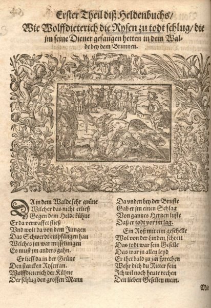 Techniki grafiki warsztatowej Heldenbuch 1590 Fol 064v