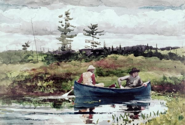 Artystyczne techniki malarskie – jak tworzyli mistrzowie? The Blue Boat By Winslow Homer Winslow Homer  akryl