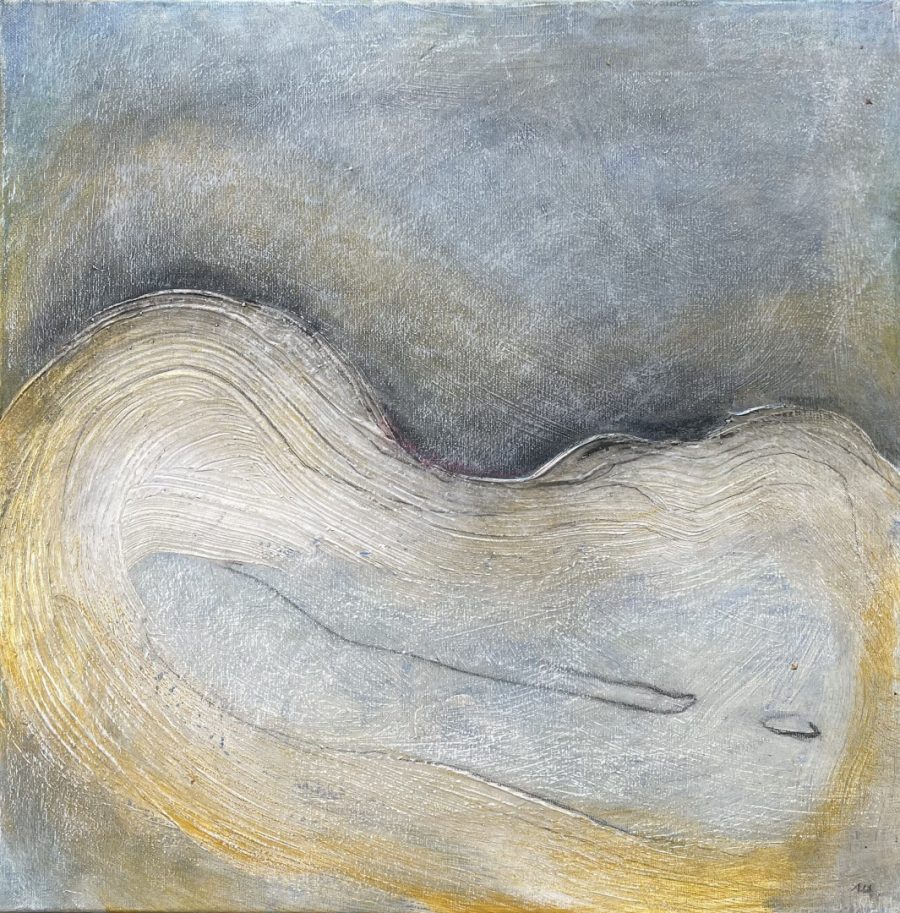 Obraz, Akt na falach 1, 2023 Act On The Waves Series No 1 50x50 2023  obraz akryl