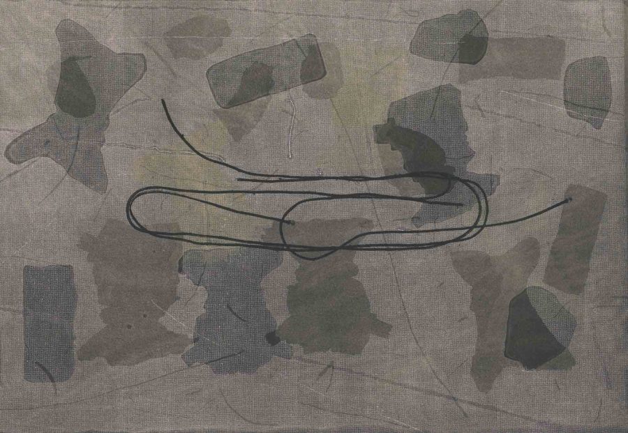 Wystawa „Bieguny” w Galerii SoA Macierzynstwo 23 70x100cm Linoryt2022