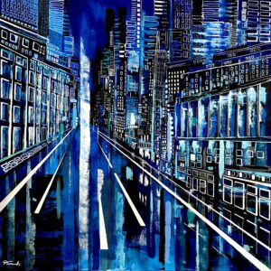 Czym jest Sukces? - Wywiad z Artystami z Galerii Sztuki Station of Art Paulina Taranek Blues Olej Na Plotnie 120 X 120 Cm  czym jest sukces