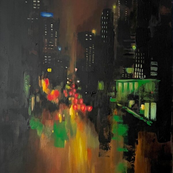 Obraz Spring City, 2022 Spring City 80 X 60 Cm Olej Na Plotnie  gdzie kupic obraz