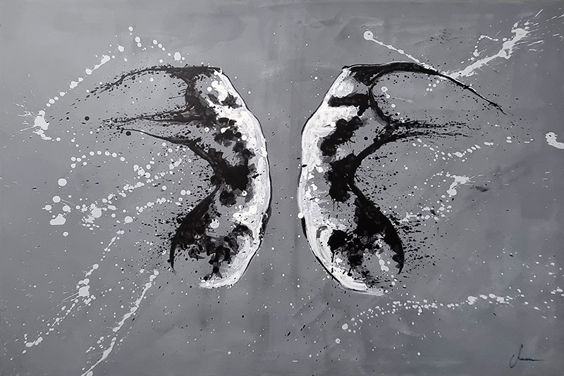 Obraz Personality Dychotomy, 2021 Personality Dichotomy 80x120cm Acliliconcanva 2021  gdzie kupic obraz