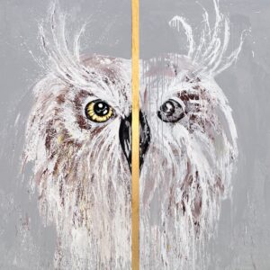 Obraz Sowa II, 2021 Sowa Ii Akryl Na Plotnie 160 X 180 2021