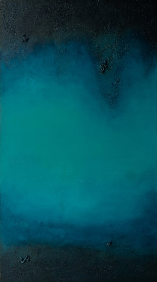 Obraz Flowing river, 2023 Flowing River Technika Wlasna Akryl Na Plotnie 180x100cm 2023 1